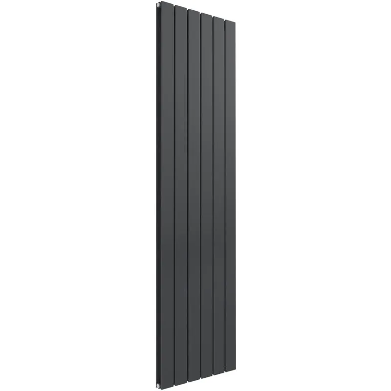 Reina - Flat Double Designer Vertical Radiator 1600mm h x 440mm w - Anthracite