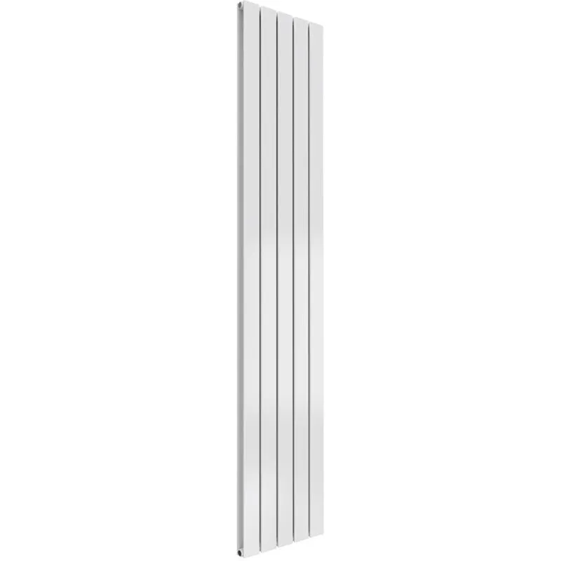 Reina - Flat Double Designer Vertical Radiator 1800mm h x 366mm w - White