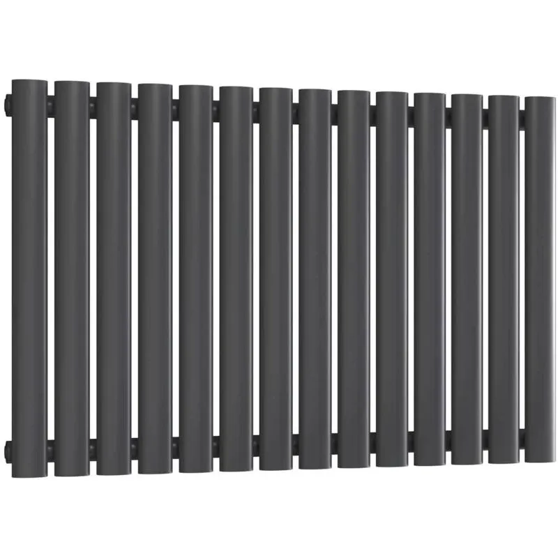 Reina - Neva Designer Radiator 550mm h x 826mm w Single Anthracite