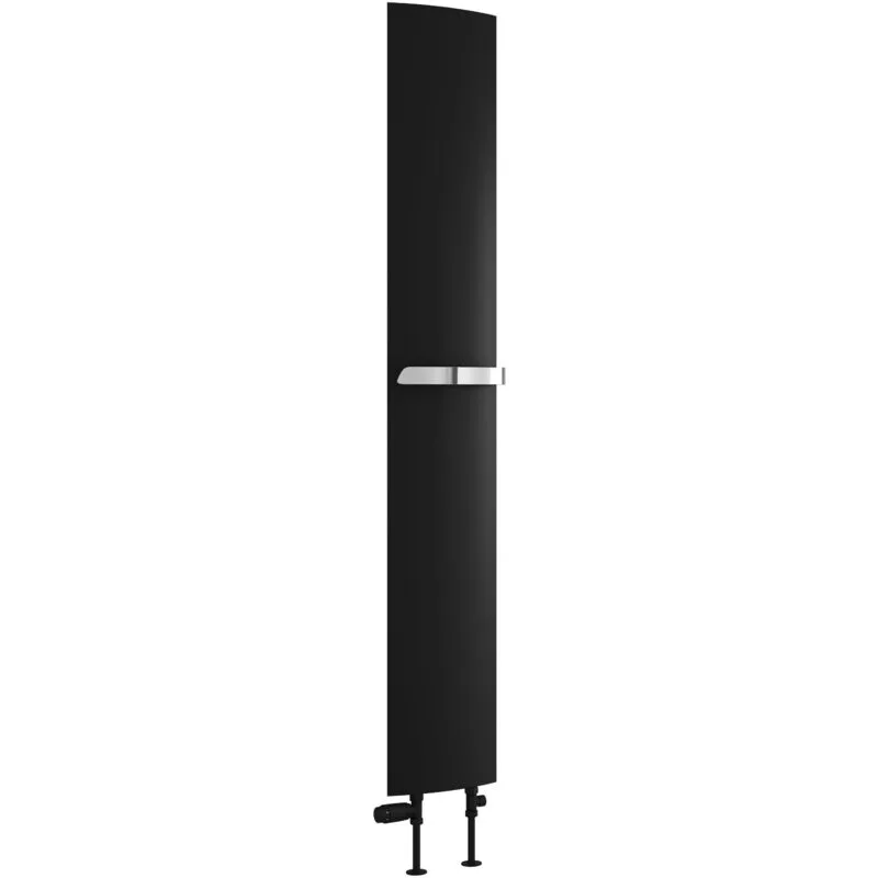 Reina - Picoli Vertical Designer Radiator 1800mm h x 280mm w - Black
