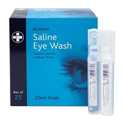 Reliance Medical Eye Wash Pods - 20ml (25 Pack)