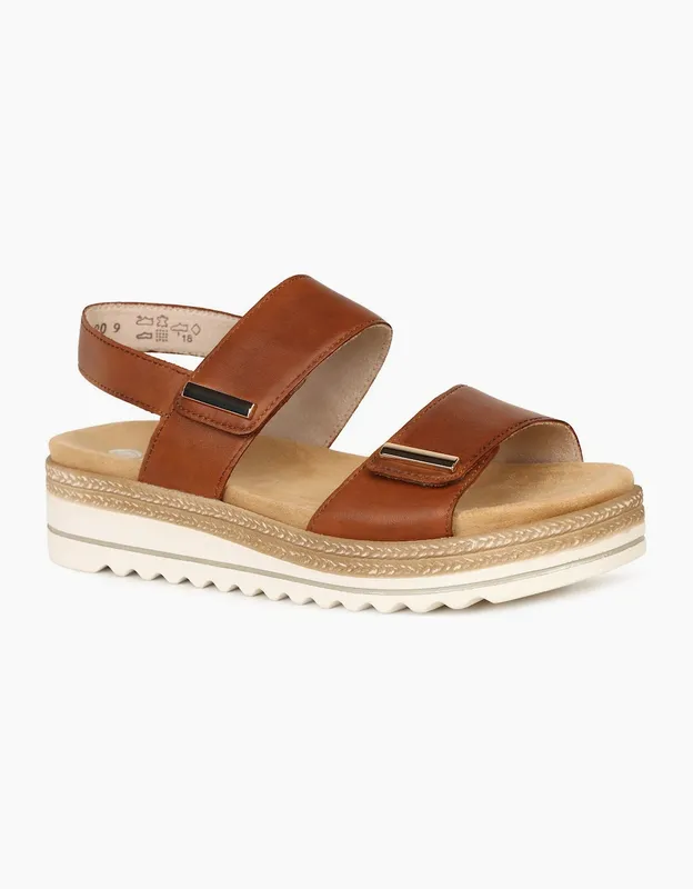 Remonte Women's Anika Womens Sandals - Brown - Size: 7.5