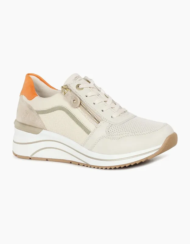 Remonte Women's Arial Womens Trainers - Tan - Size: 5