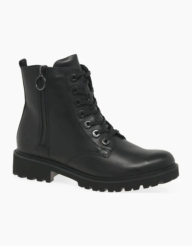 Remonte Women's Boost Womens Ankle Boots - Black - Size: 4