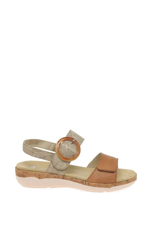 Remonte Women's Rock Womens Sandals - Brown - Size: 6