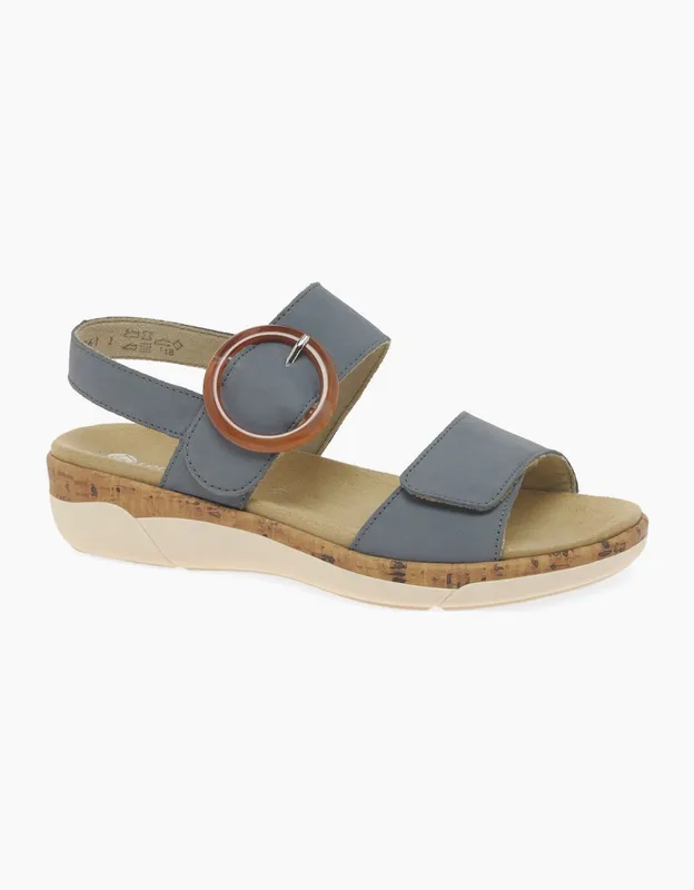 Remonte Women's Rock Womens Sandals - Navy - Size: 5