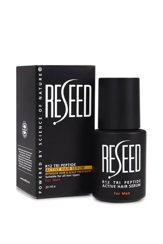 Reseed Men's R12 Tri Peptide Active Hair Serum for Men 30 ml in Clear Size: 30ml Clear 30ml female