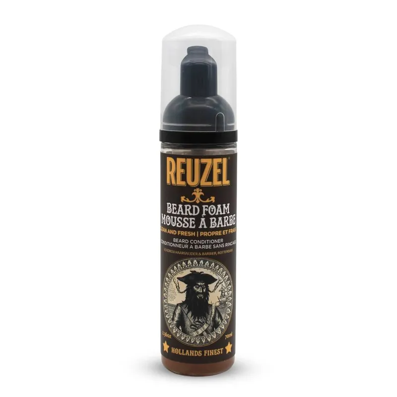 Reuzel Clean & Fresh Beard Foam, Leave-In Beard Conditioner to Soften - 70ml in Brown Size: 1 - Brown