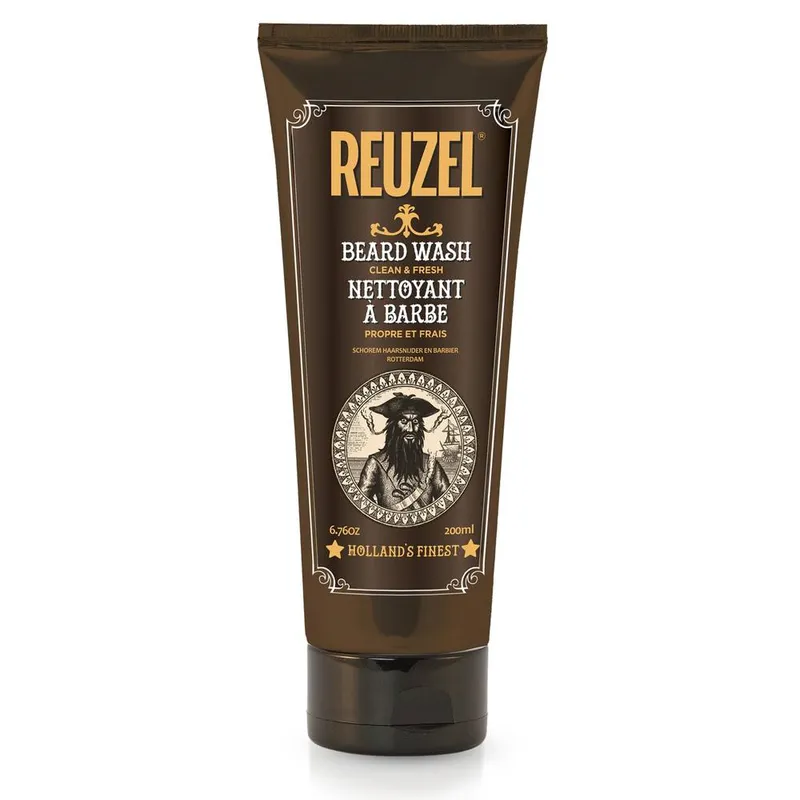 Reuzel Clean & Fresh Beard Wash - Light, Citrus Mint Scent - in Brown Size: 200ml - Brown