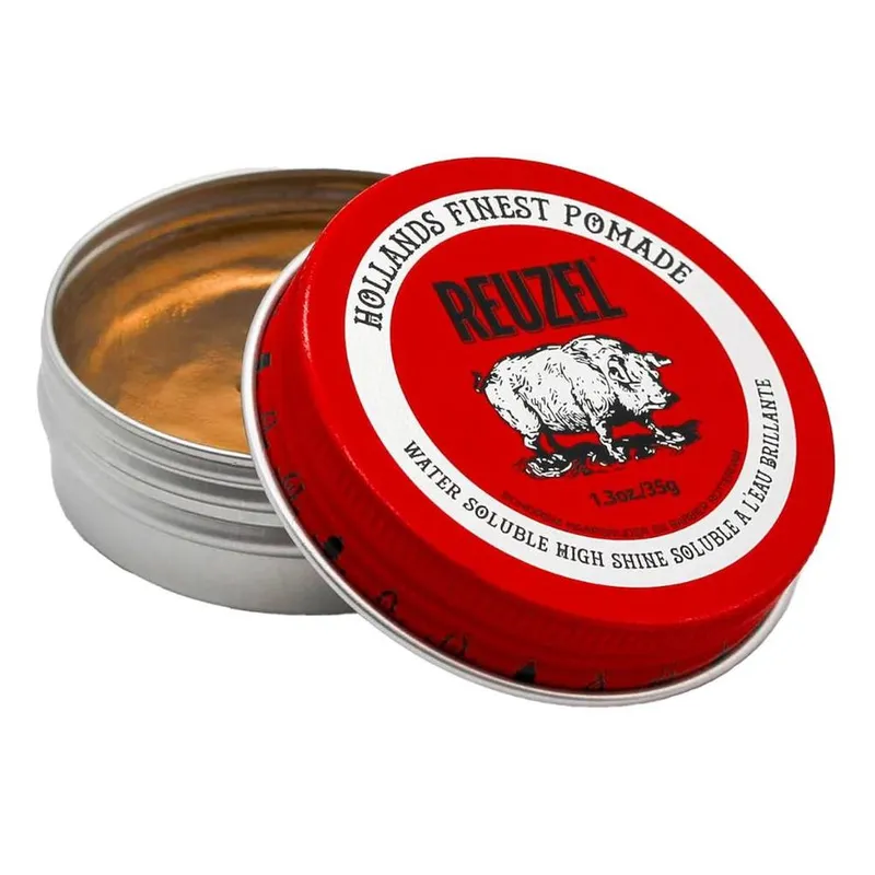 Reuzel Red Pomade Medium Hold High Shine Pomade , Water Soluble - 35g - Red - Size: One Size