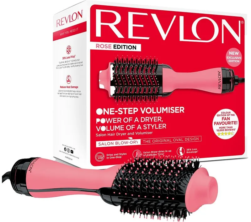 Revlon Unisex One-Step Hair Dryer & Volumizer Pink - RVDR5222P Size: 750g Pink female