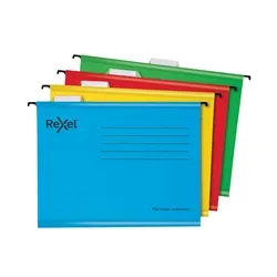 Rexel Classic Suspension Files A4 Assorted (10 Pack)