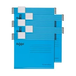 Rexel Classic Suspension Files Foolscap Blue (25 Pack)
