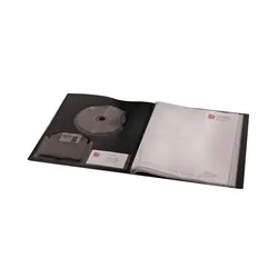 Rexel Clearview Display Book 24 Pockets A4 Black - 10320BK