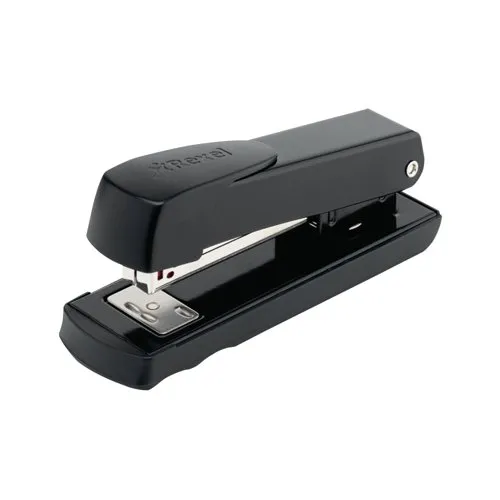 Rexel Meteor Stapler Half Strip Throat 65mm Black - 2100019