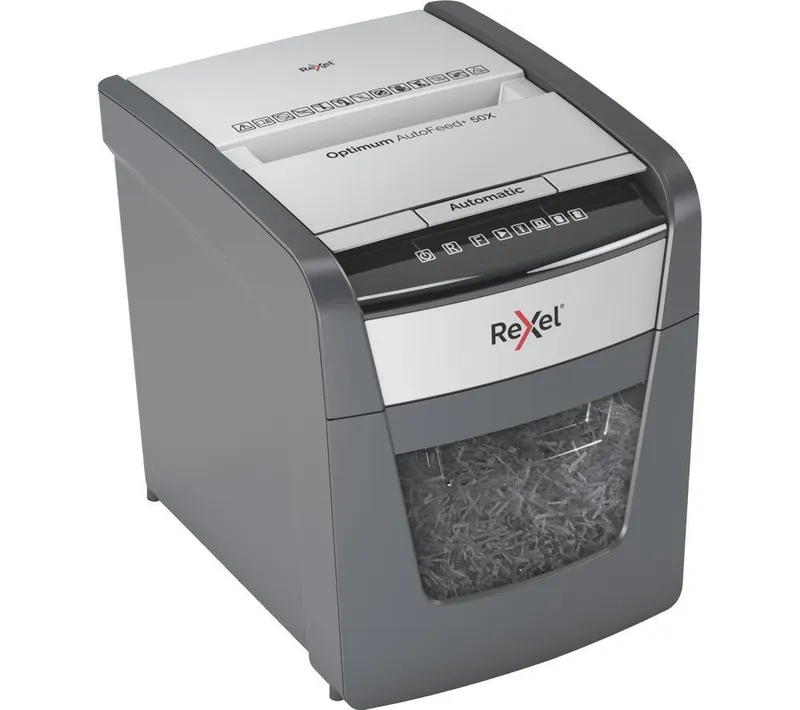 Rexel Optimum AutoFeed 50X Cross Cut Paper Shredder