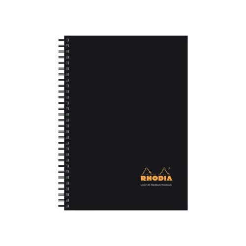 Rhodia Black A5 Wirebound Business Book (3 Pack)