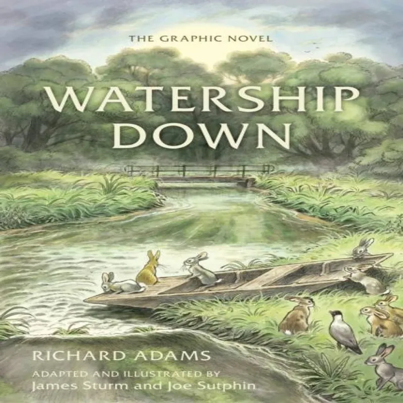 Richard Adams Watership Down: The Graphic Novel Hardback Book Multicolor