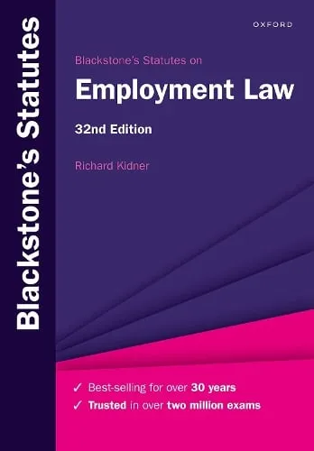Richard Kidner Blackstone's Statutes on Employment Law