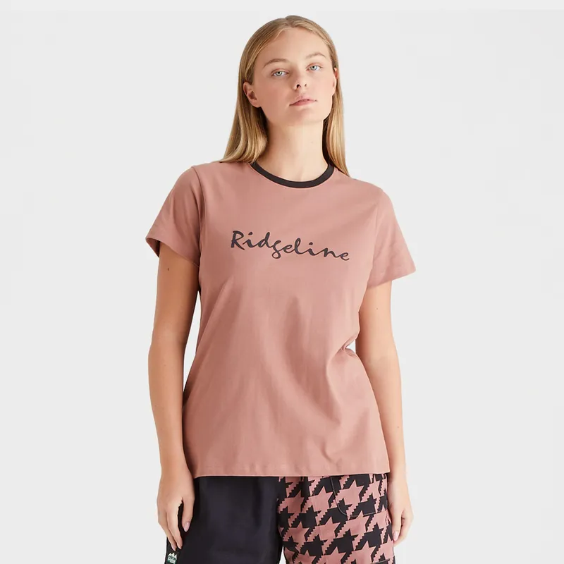 Ridgeline Women's Signature T-Shirt Dusky Pink Dusky Pink