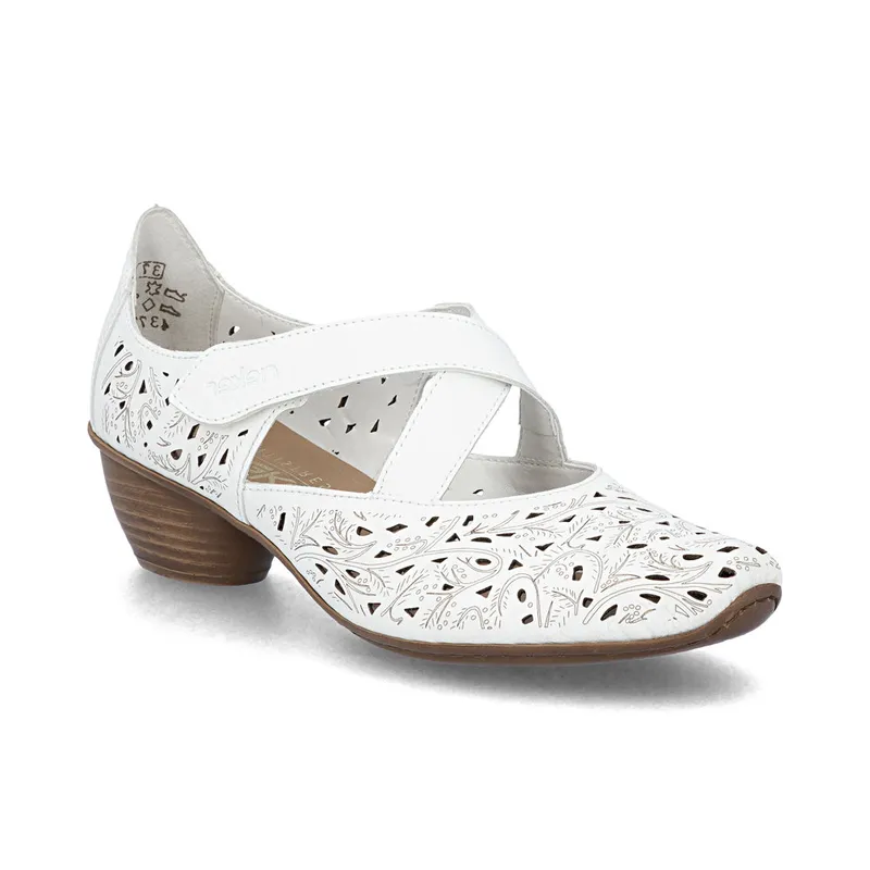 Women's Rieker Mirjam Womens Casual White - Size: 5
