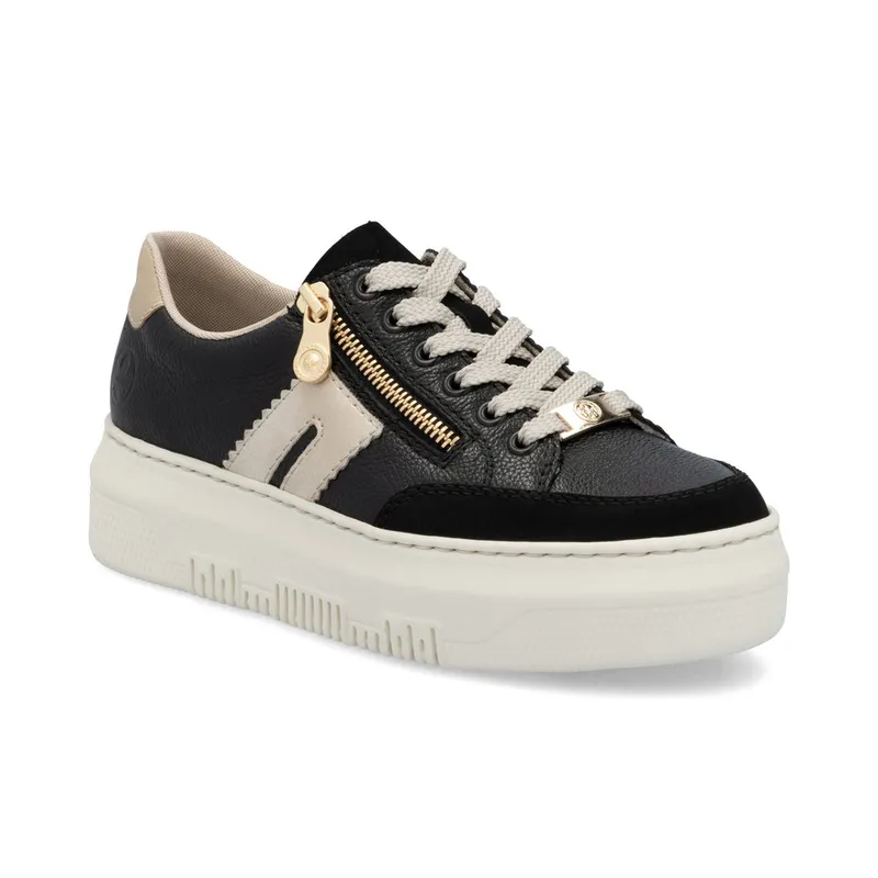 Rieker Women's 'Mesmerize' Trainers in Black Size: 4 Black 4 female