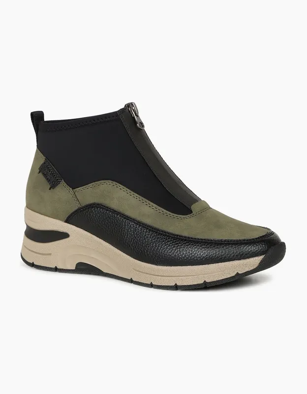 Rieker Women's Athens Womens Ankle Boots - Tan - Size: 4