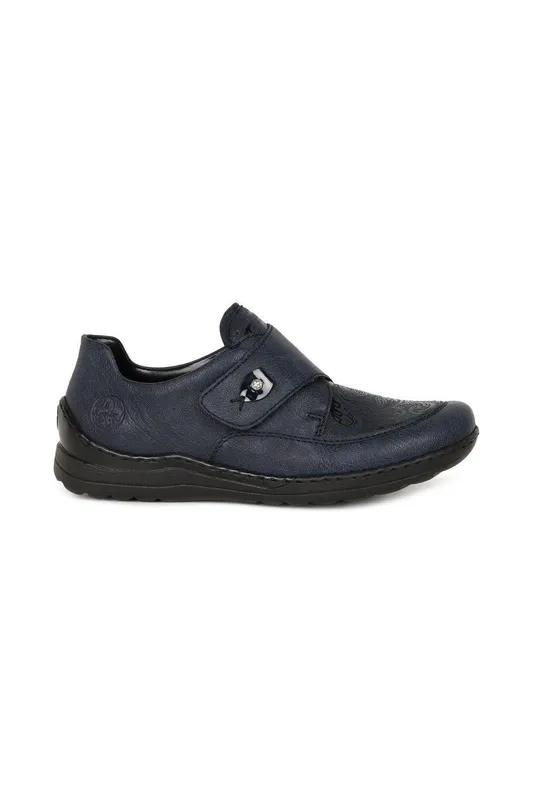 Rieker Women's 'Click' Shoes in Navy Size: 8 - Navy