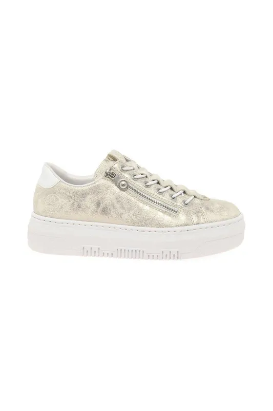 Rieker Women's Fascinate Womens Trainers - Gold - Size: 5