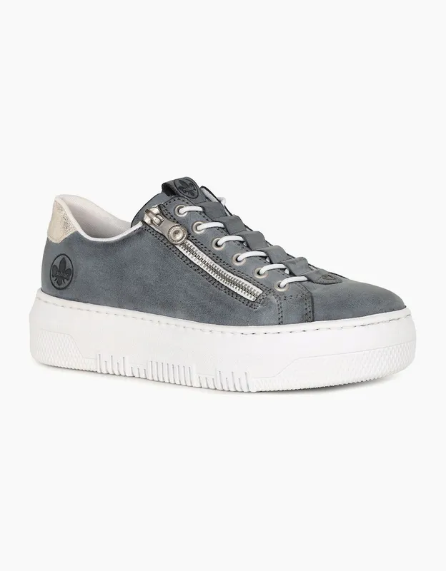 Rieker Women's Fascinate Womens Trainers - Grey - Size: 7.5