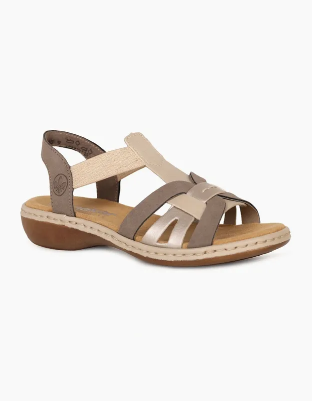 Rieker Women's Globe Womens Sandals - Brown - Size: 6