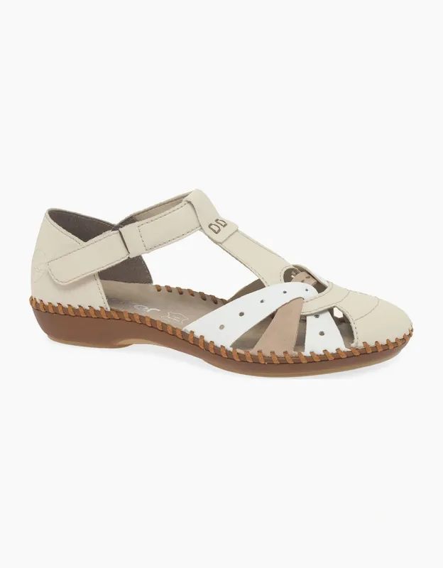 Rieker Women's Maria Womens Sandals - White - Size: 8
