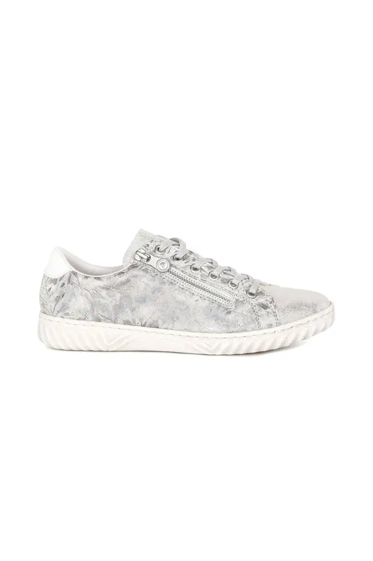 Rieker Women's 'Norma' Trainers in Silver Size: 6.5 Silver 6.5
