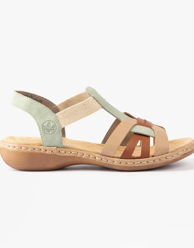 Rieker Women's 'Globe' Sandals in Mint Size: 6 - Mint