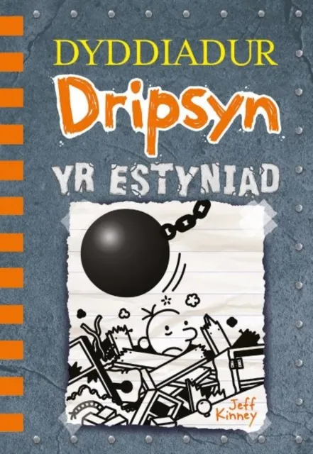 Jeff Kinney Dyddiadur Dripsyn: 14. Yr Estyniad Paperback Book Multicolor