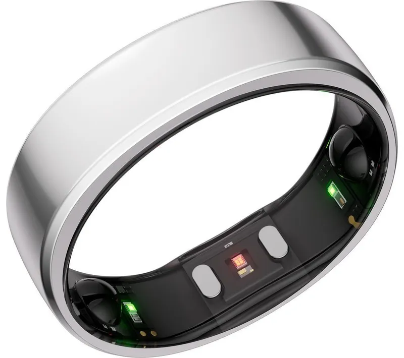 RingConn Gen 2 Smart Ring - Silver - Size 9, Silver