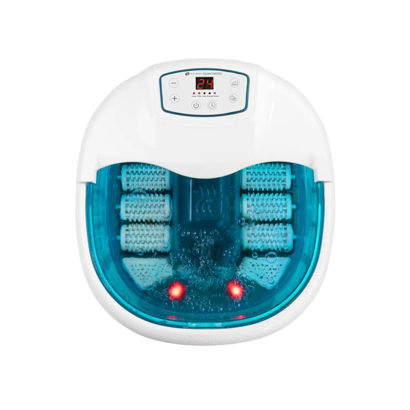 Rio Motorised Roller Foot Spa Bath & Massager in White White