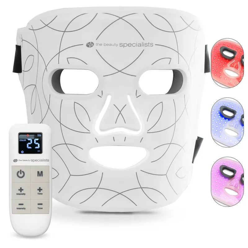 Rio LED Face Mask in White - White