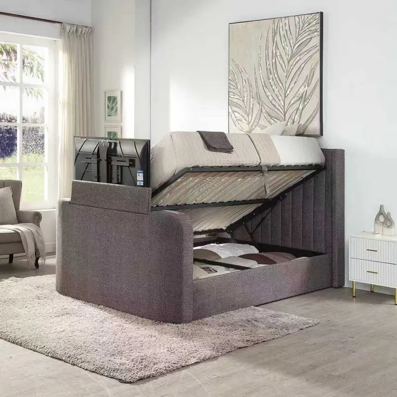 Riviera TV Ottoman Bed - 5ft King Size