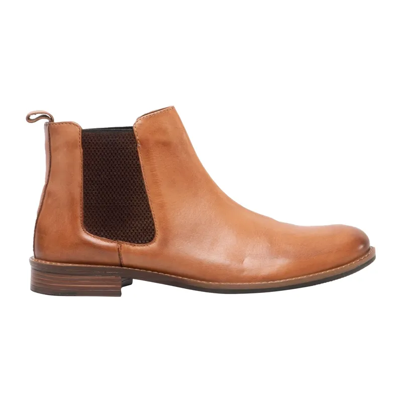 Roamers Mens Leather Gusset Boots - - Size: 8