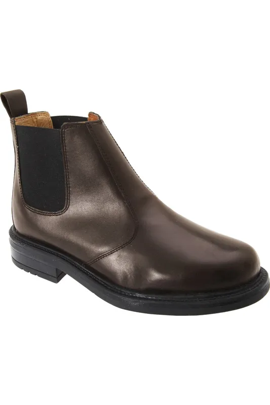 Roamers Mens Leather Chelsea Boots - - Size: 11