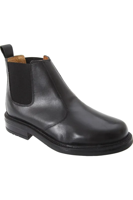 Roamers Mens Leather Chelsea Boots - - Size: 8