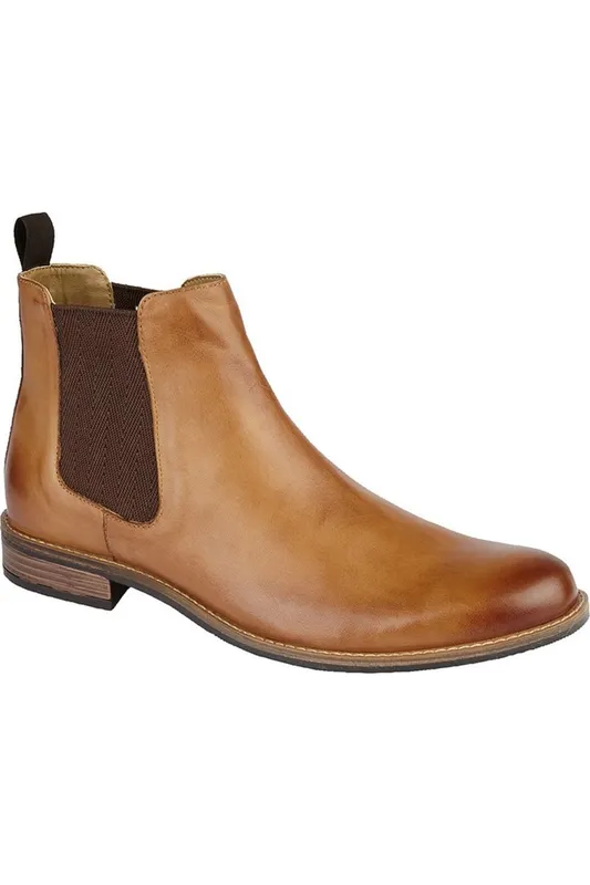 Roamers Mens Leather Gusset Boots - - Size: 6