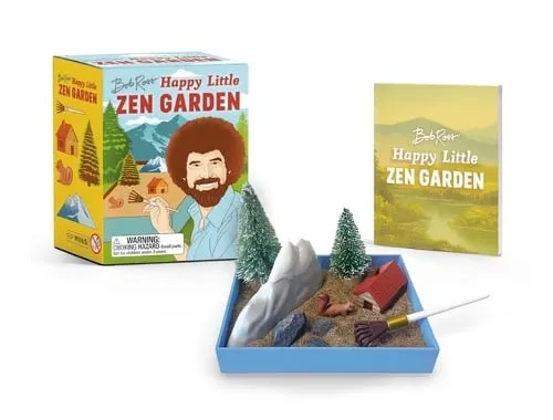 Robb Pearlman Bob Ross Happy Little Zen Garden