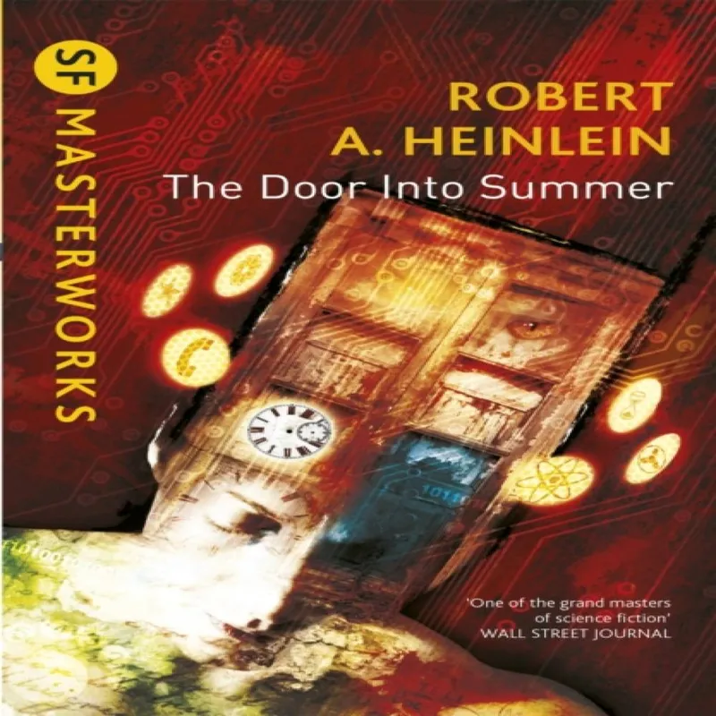 Robert A. Heinlein Door into Summer Paperback Book Multicolor