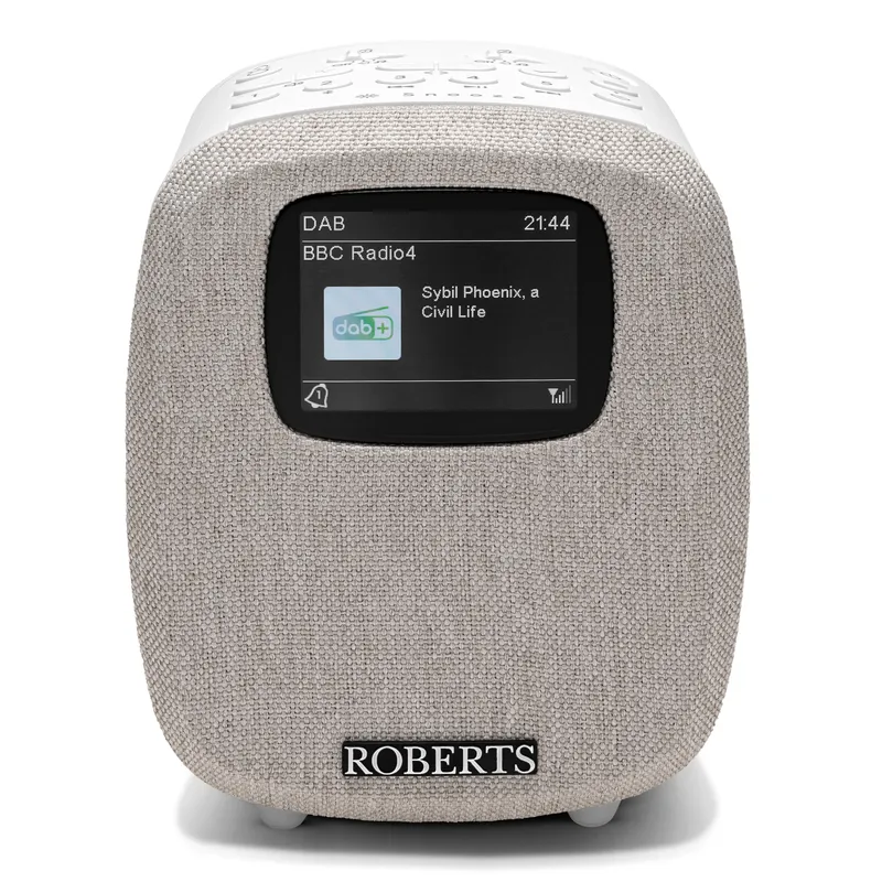 Roberts ORTUS5W Dab Dab FM Rds Bluetooth Audio Streaming Dual Alarm Cl