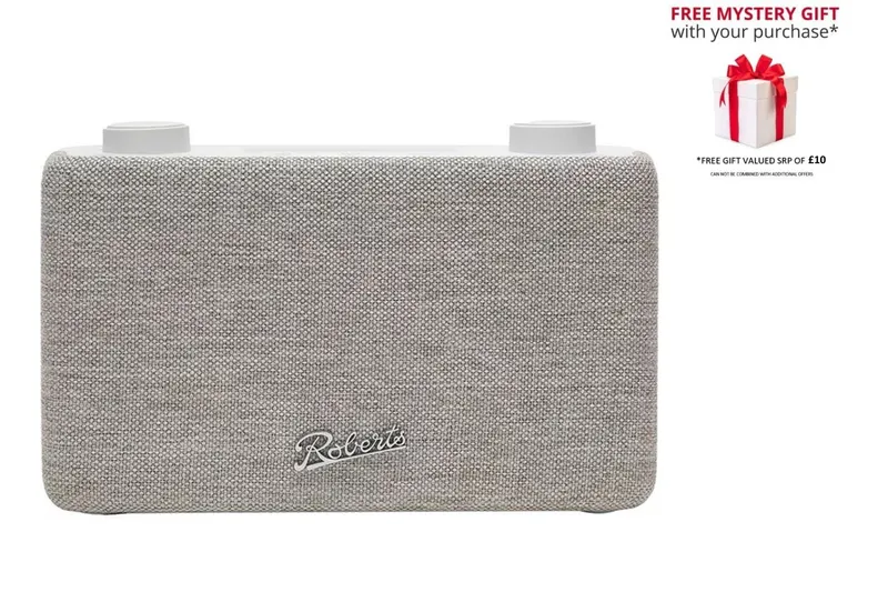 Roberts Play FM FM Portable FM/MW/LW Radio in White White