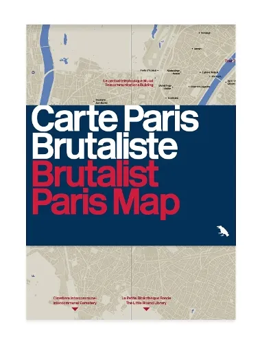 Robin Wilson Brutalist Paris Map