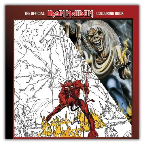 Rock N' Roll Colouring The Official Iron Maiden Colouring Book
