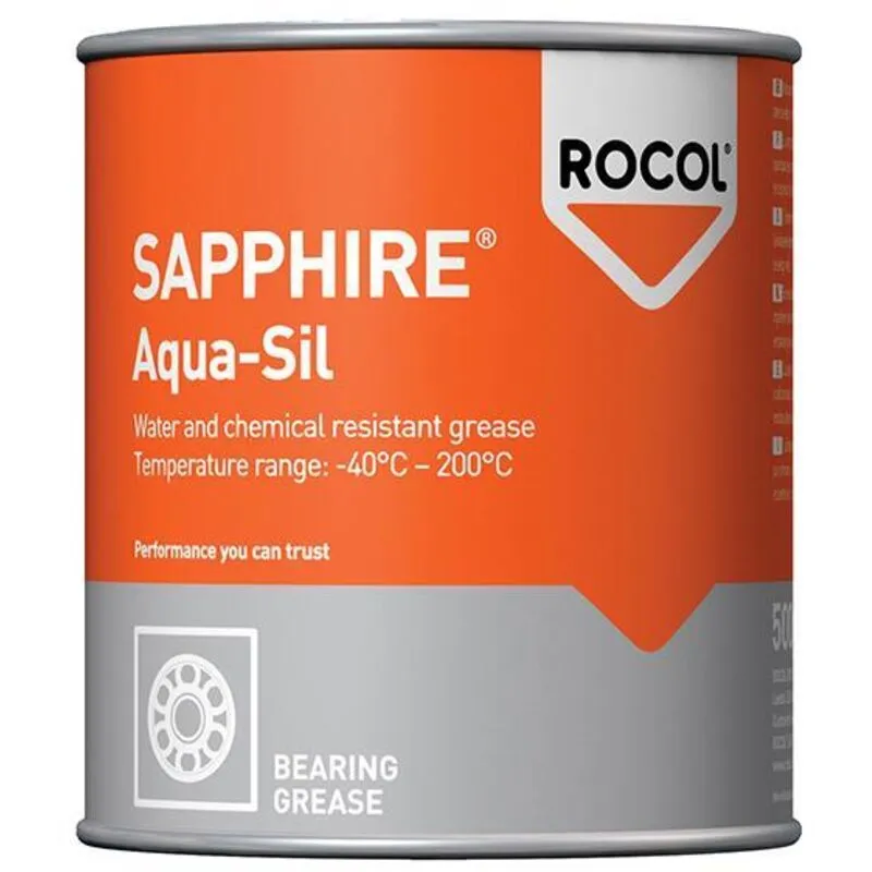 12253 sapphire Aqua-Sil Bearing Grease Tin 500g ROC12253 - Rocol